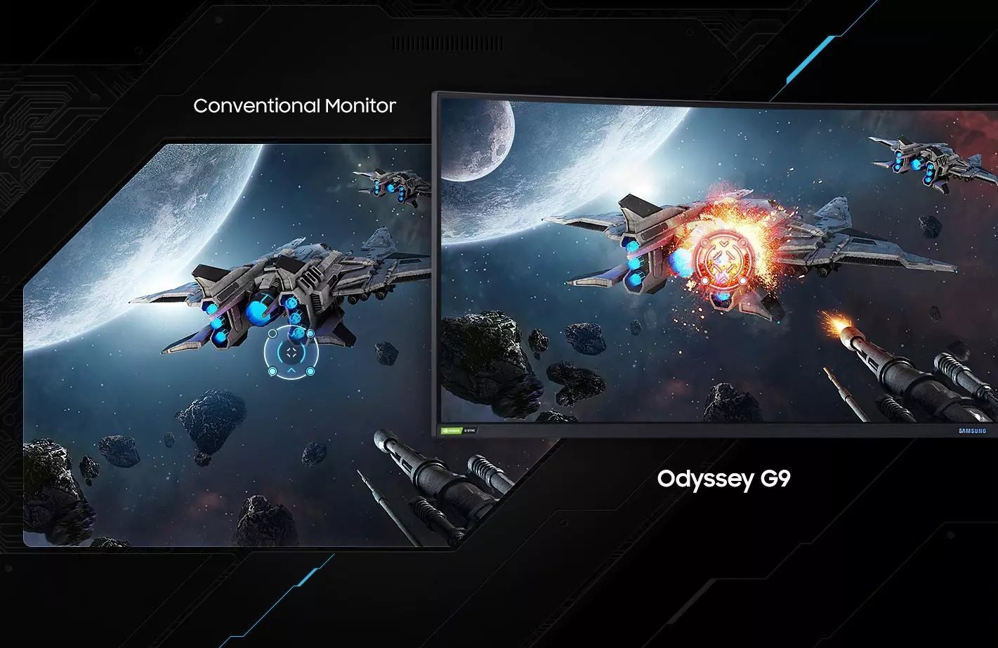 Samsung Odyssey G9 LC49G95TSSUX monitor dla graczy